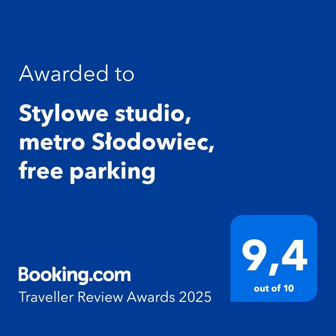 Stylowe Studio Krzemieniecka, Metro Slodowiec, Free Parking By Cosmo Spirit Warschau Exterior foto
